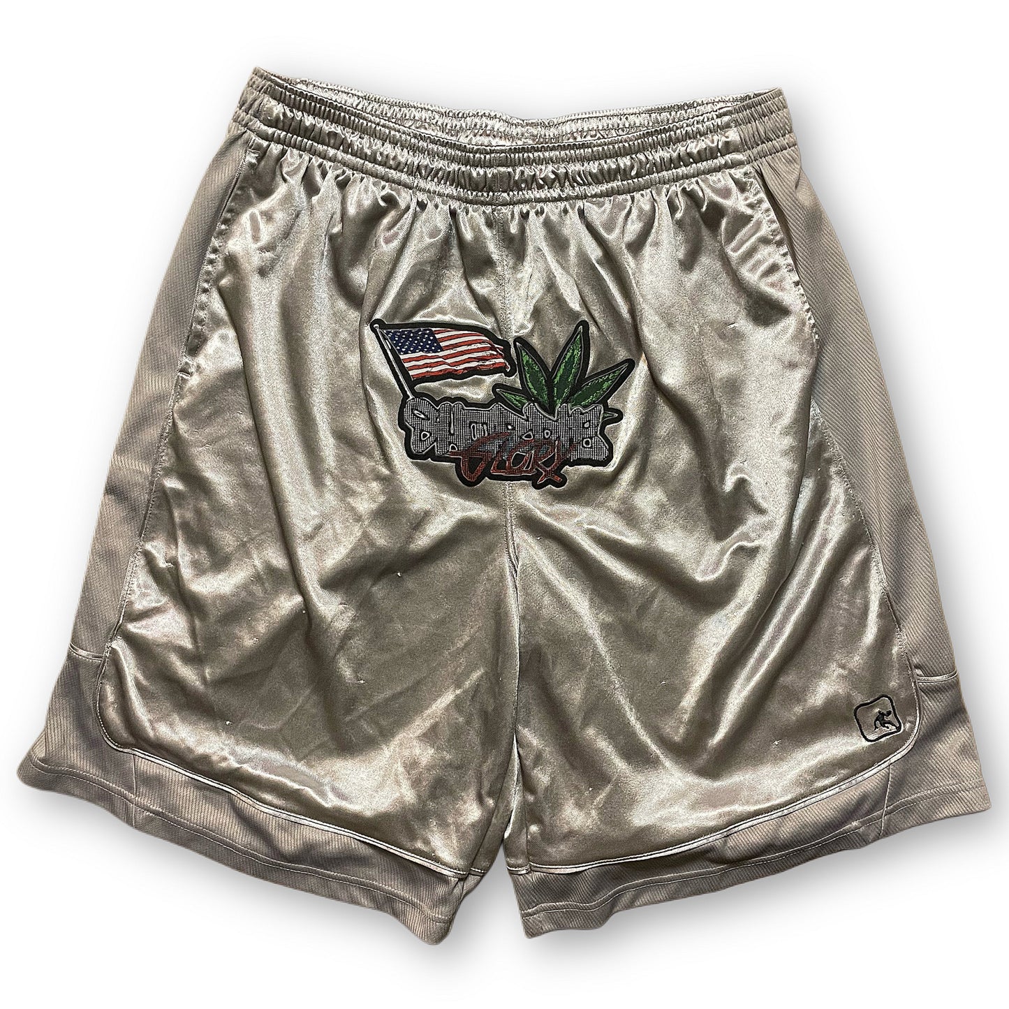 SHORDIE GLORY AND1 SHORTS *SILVER*